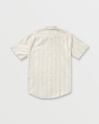 All Day Stripe Short Sleeve Shirt - Off White
