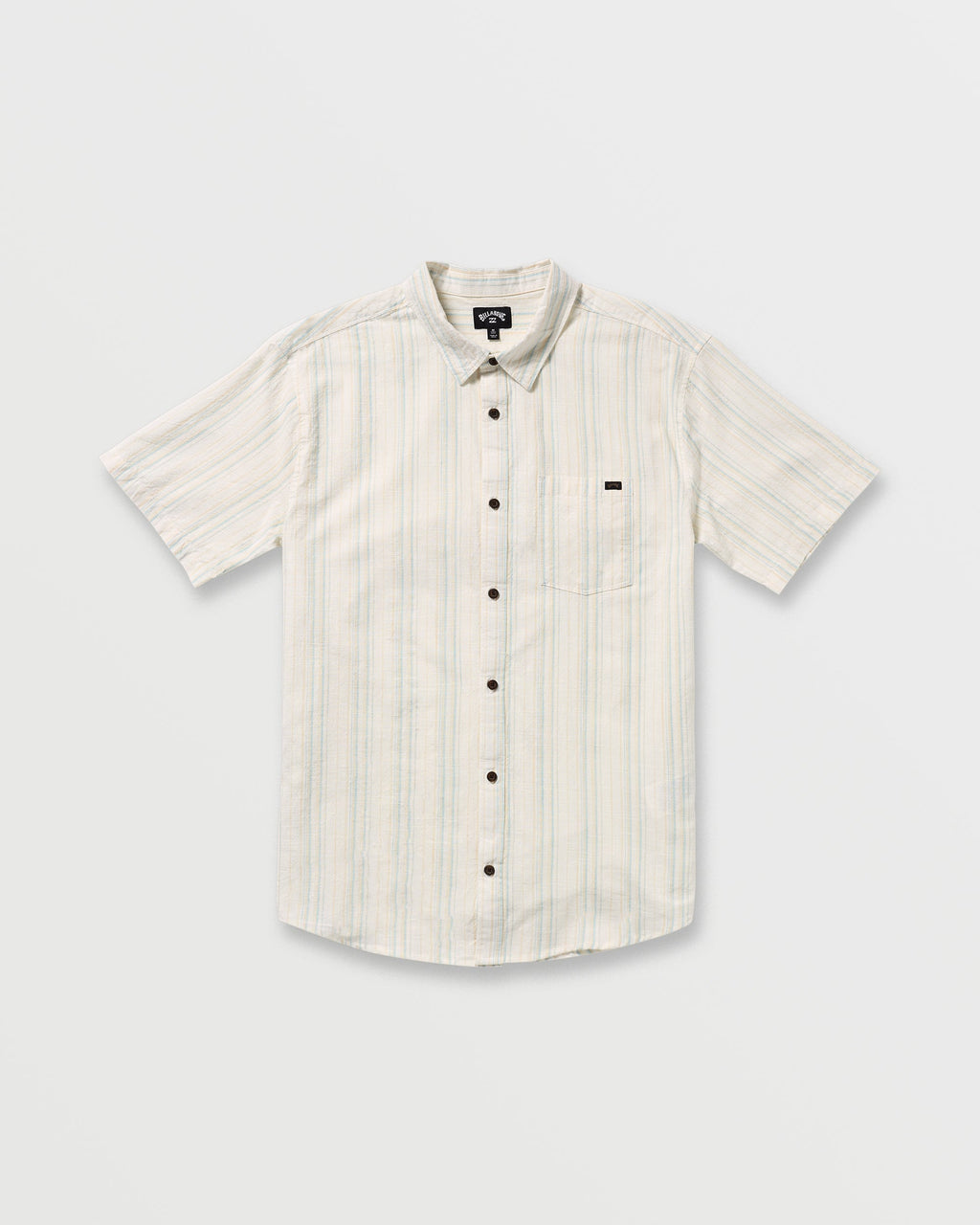 All Day Stripe Short Sleeve Shirt - Off White