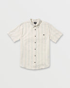 All Day Stripe Short Sleeve Shirt - Off White