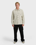 Bad Dog Long Sleeve Flannel Shirt - Chino