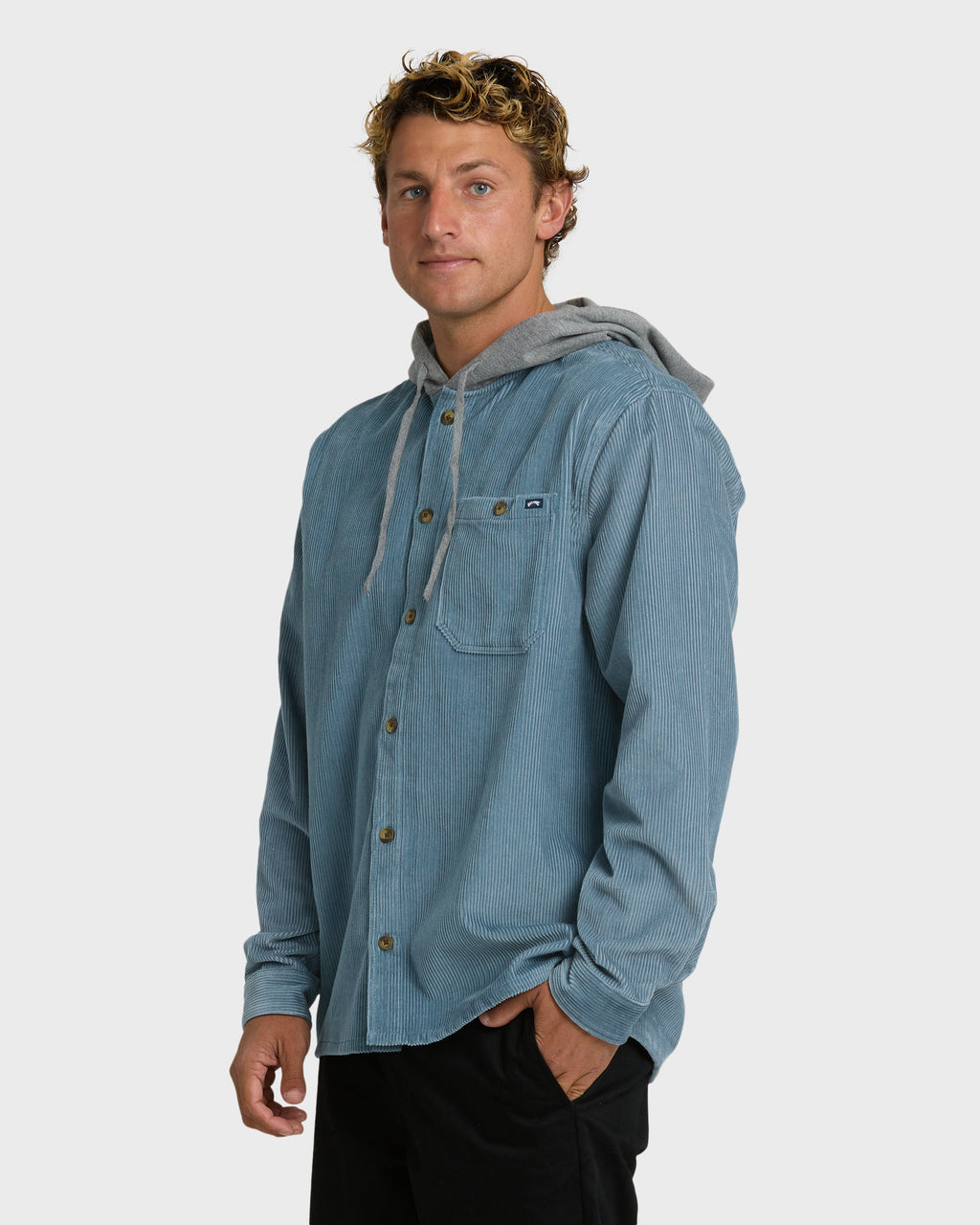Baja Long Sleeve Shirt - Blue Fog