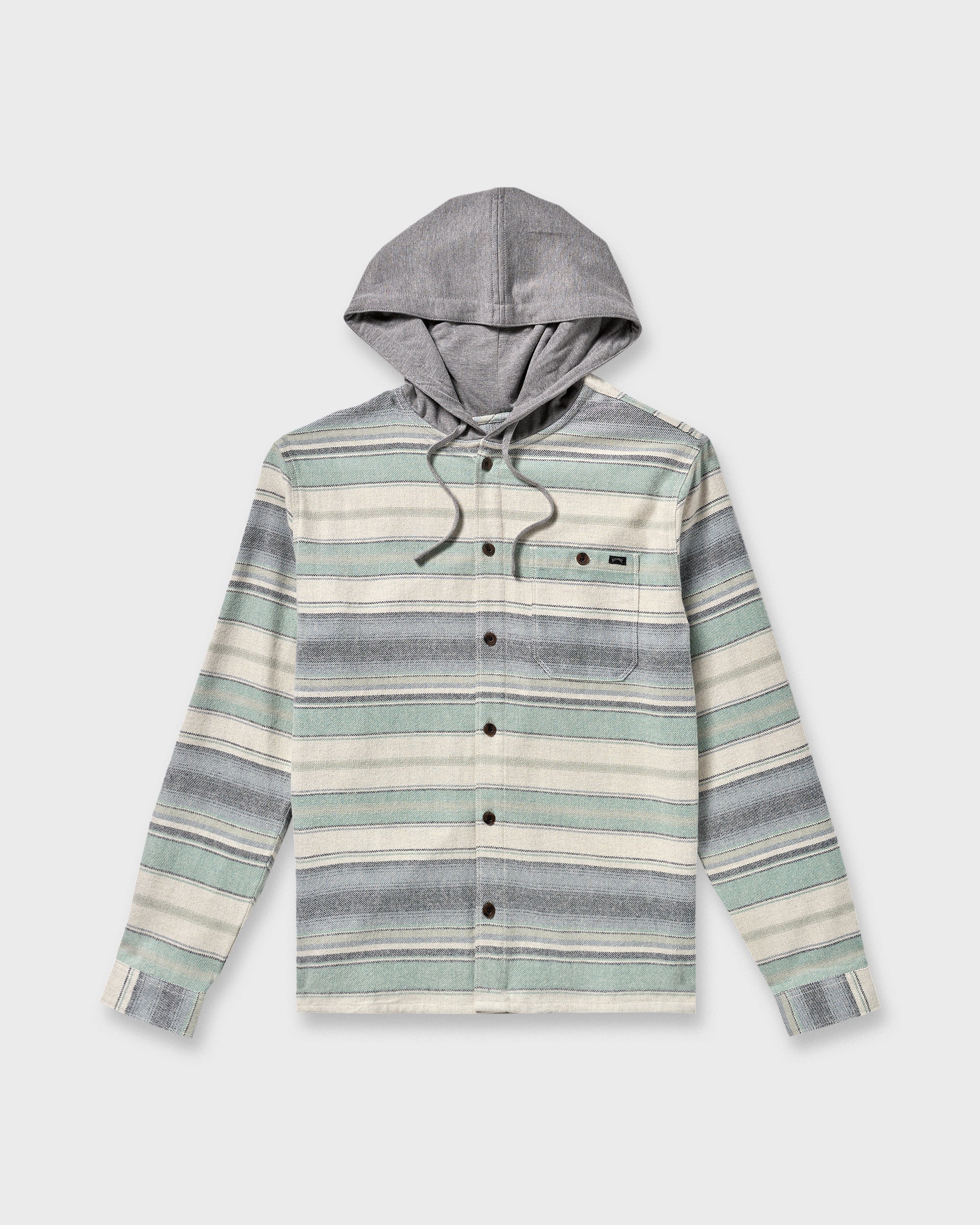 Baja Long Sleeve Flannel Shirt - Oatmeal