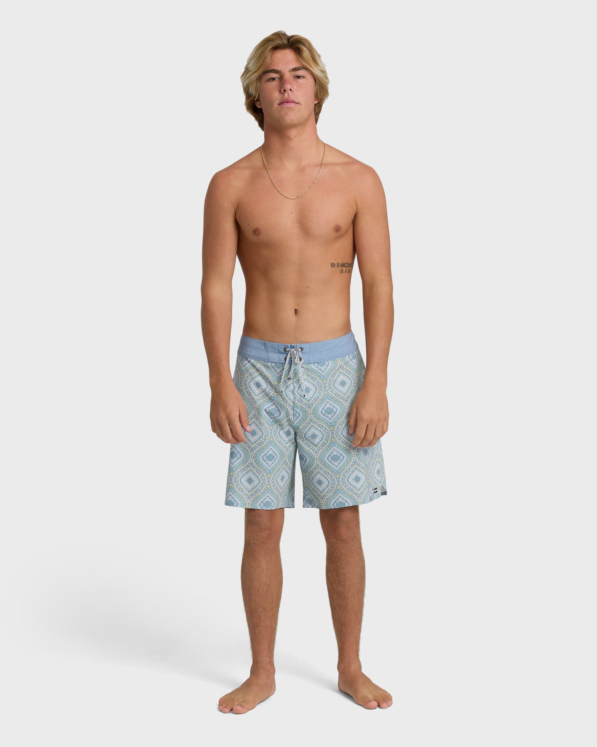 Good Times Pro 18 Boardshorts - Fog Gray Multi - Fog Gray