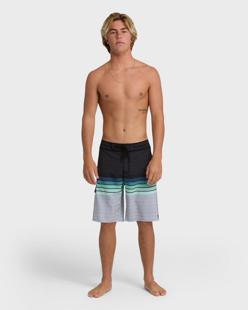 All Day Stripe 20 Pro Boardshorts - Medium Indigo Multi - Medium Indigo