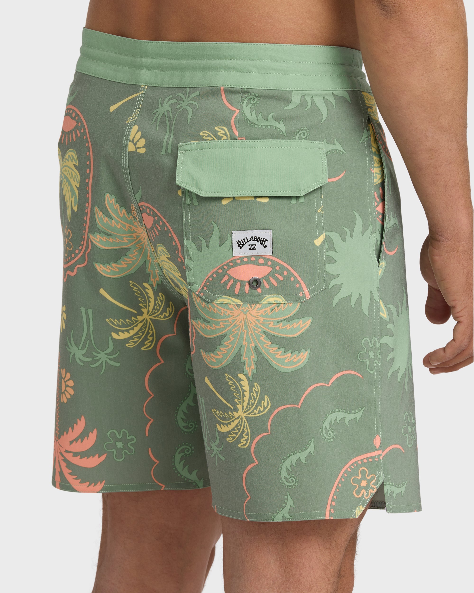 Good Times Lo Tide 18 Boardshorts - Sea Spray Multi - Sea Spray