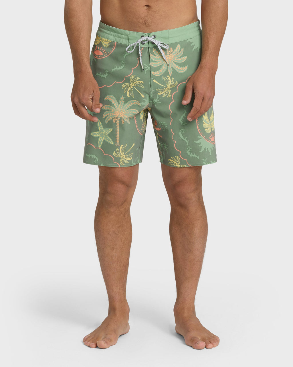 Good Times Lo Tide 18 Boardshorts - Sea Spray Multi - Sea Spray