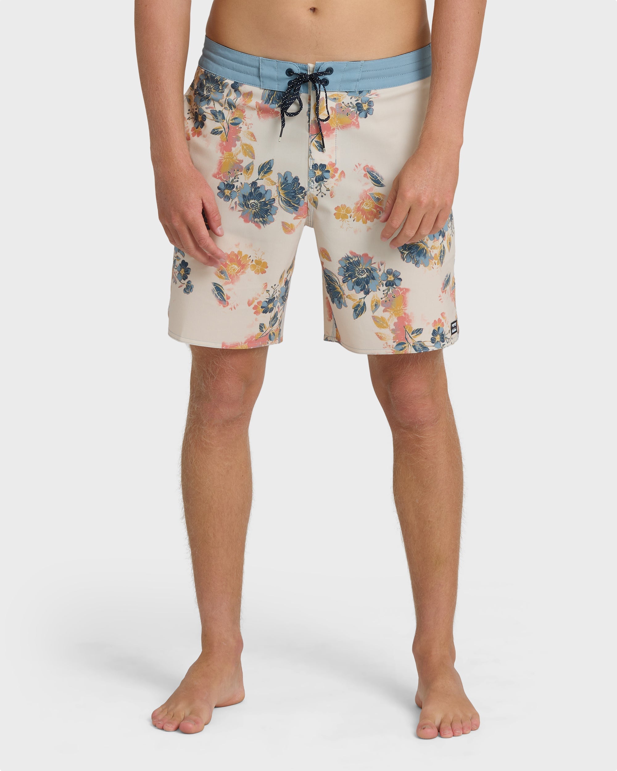 Good Times Lo Tide 18 Boardshorts - Oatmeal Multi - Oatmeal