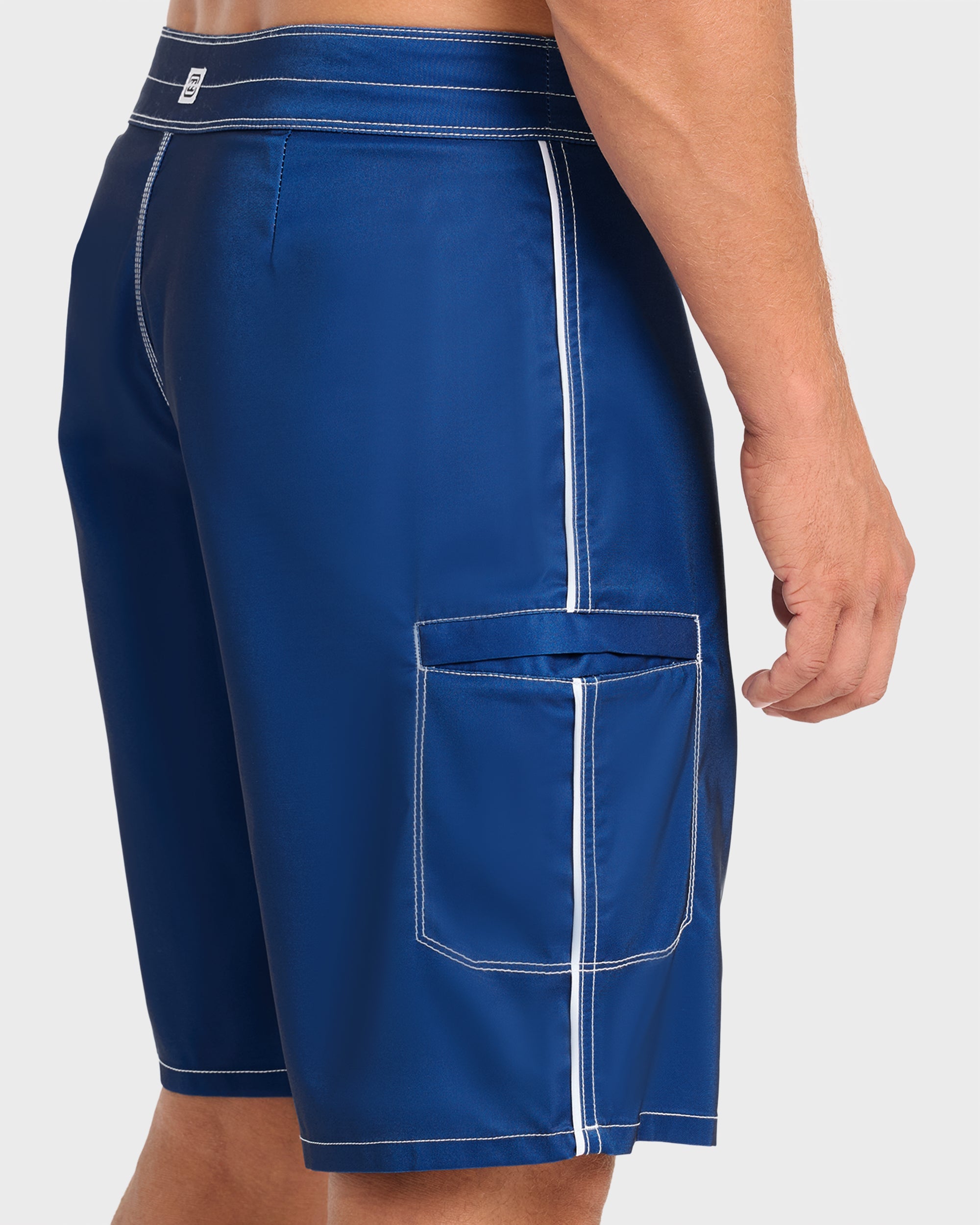 Piped Pro 19 Boardshorts - Dark Denim - Dark Denim