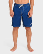 Piped Pro 19 Boardshorts - Dark Denim - Dark Denim