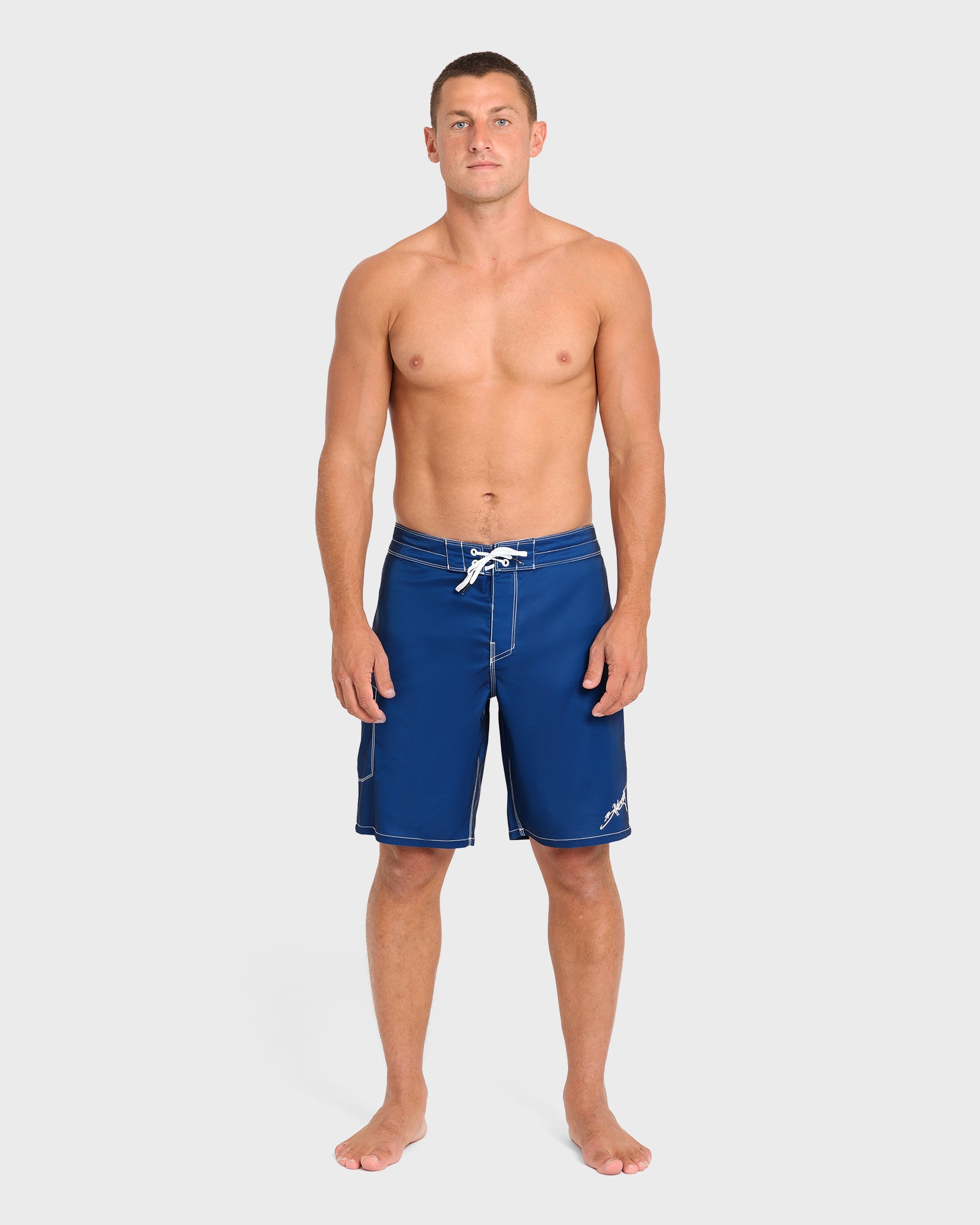 Piped Pro 19 Boardshorts - Dark Denim - Dark Denim