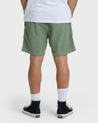 Larry Layback 19 Cord Shorts - Moss