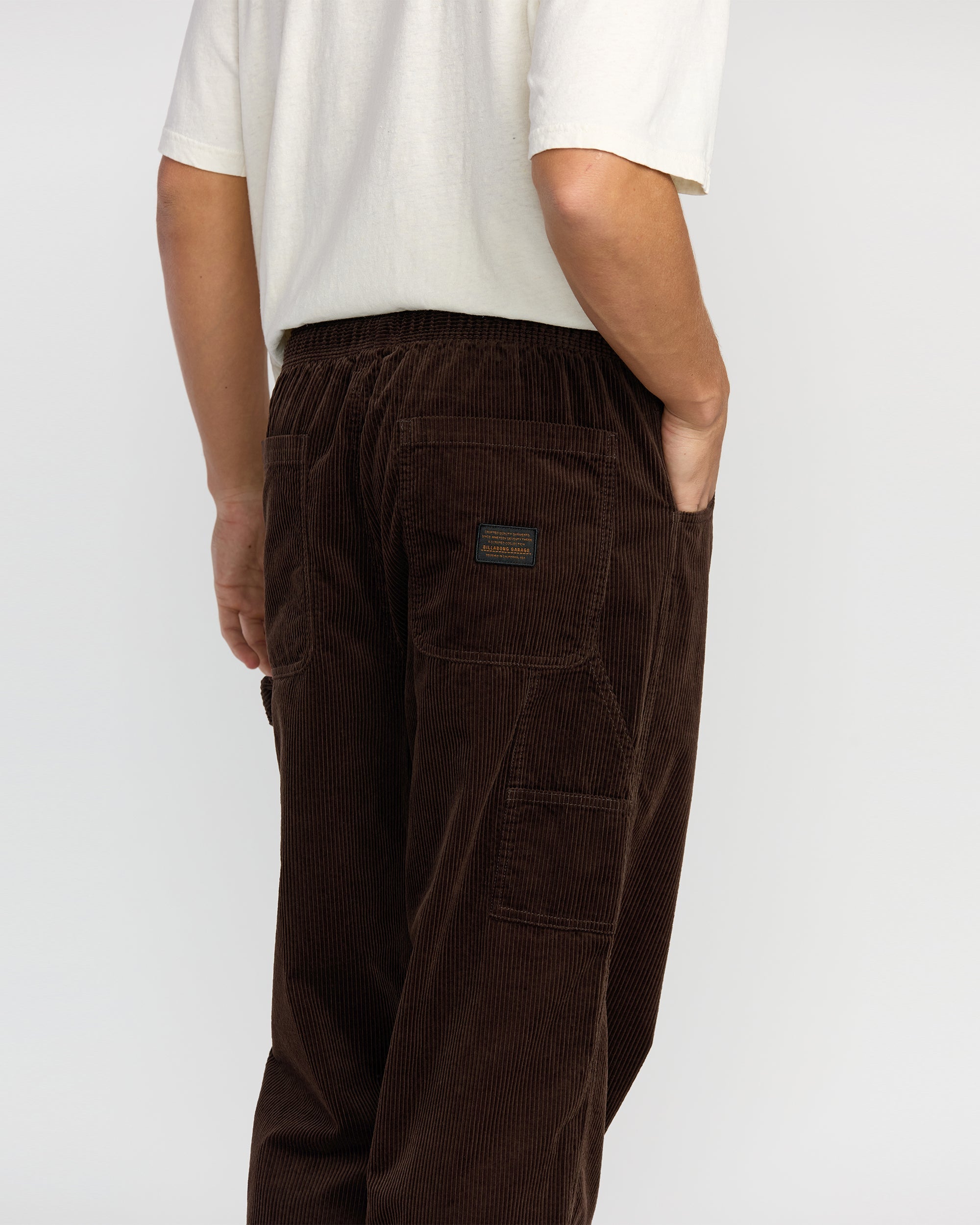 Larry Cord Garage Pants - Chocolate