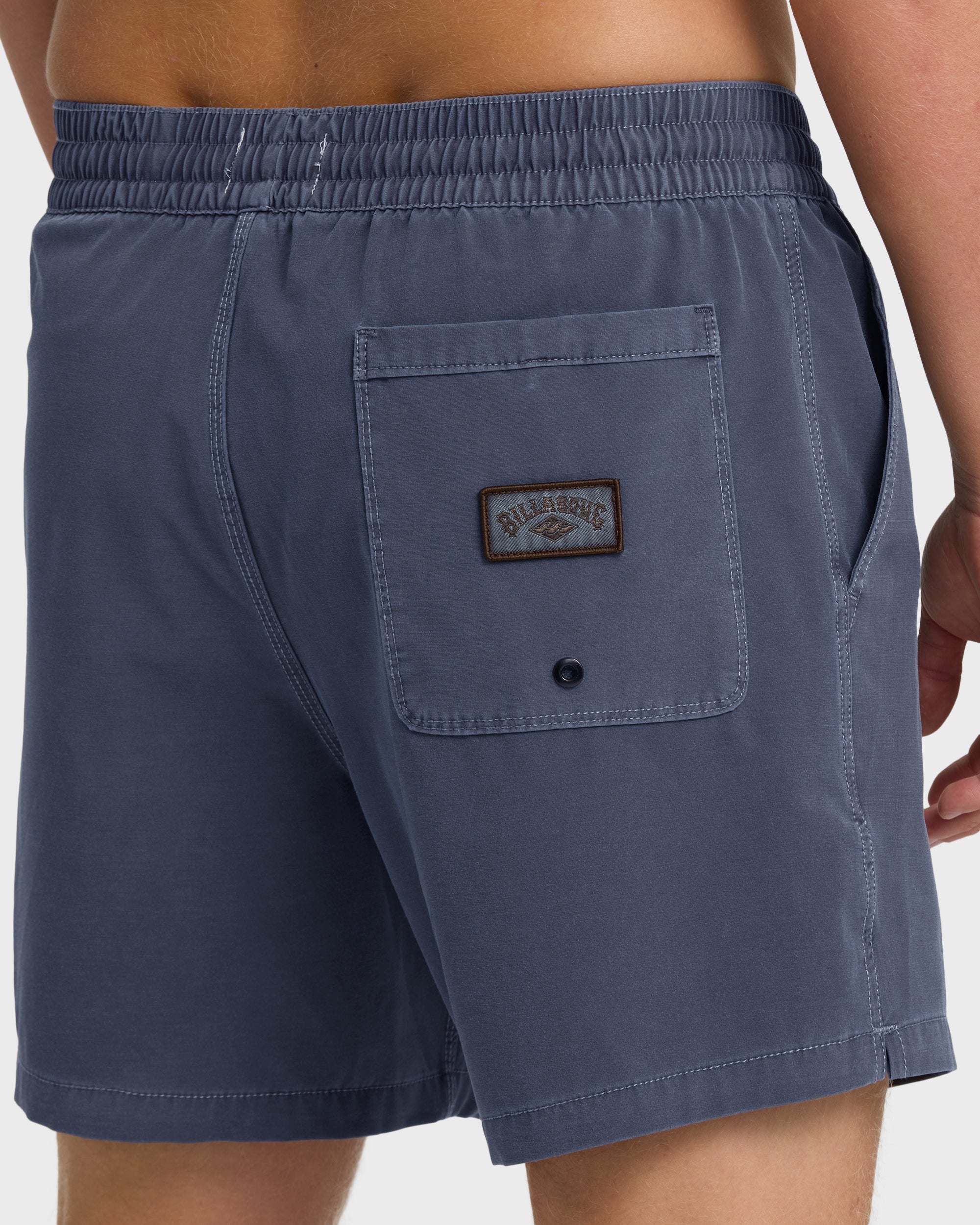 Every Other Day Wave Washed Layback 16 Trunks - Graystone
