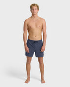 Every Other Day Wave Washed Layback 16 Trunks - Graystone