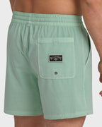 Every Other Day Wave Washed Layback 16 Trunks - Mist Green