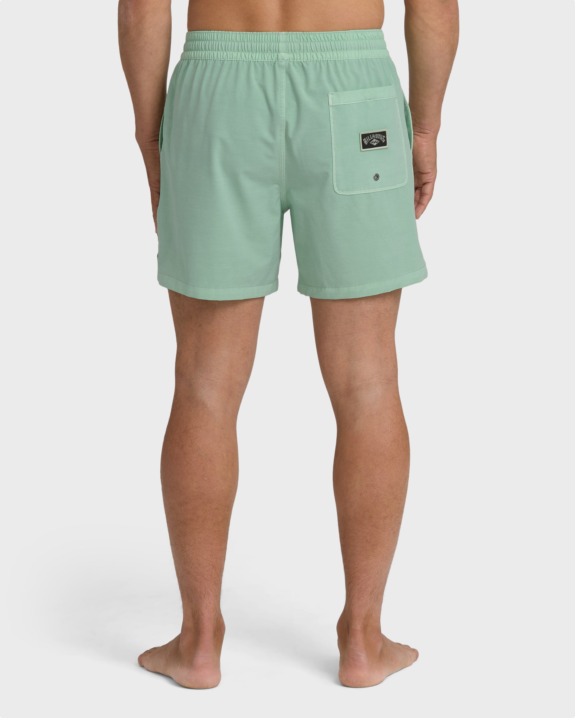 Every Other Day Wave Washed Layback 16 Trunks - Mist Green