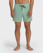 Every Other Day Wave Washed Layback 16 Trunks - Mist Green