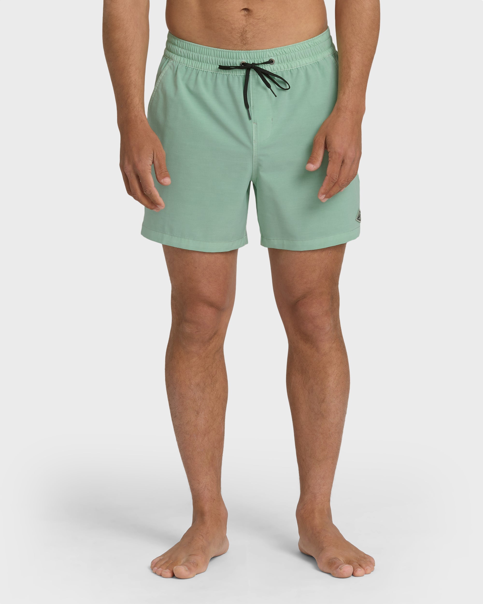 Every Other Day Wave Washed Layback 16 Trunks - Mist Green