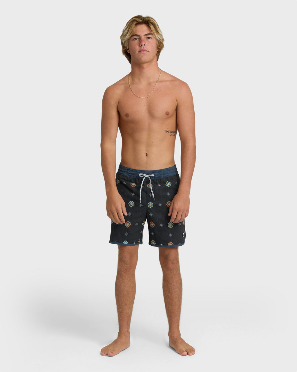 Seventy Three Layback 16 Trunks - Navy