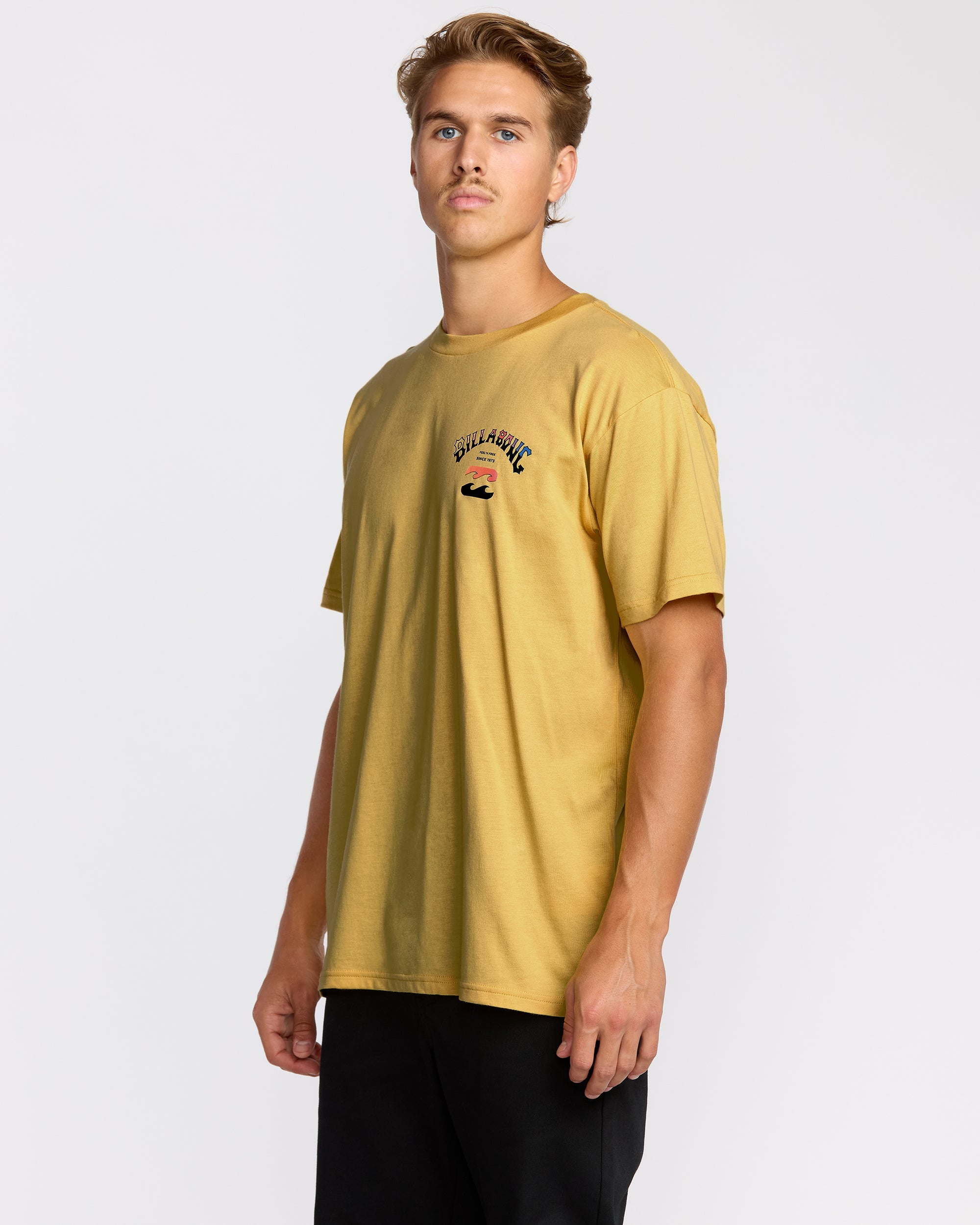 Arch Fade Premium Short Sleeve T-Shirt - Dust Yellow