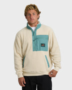 Boundary Peak Mock Neck Sherpa Fleece - Oatmeal