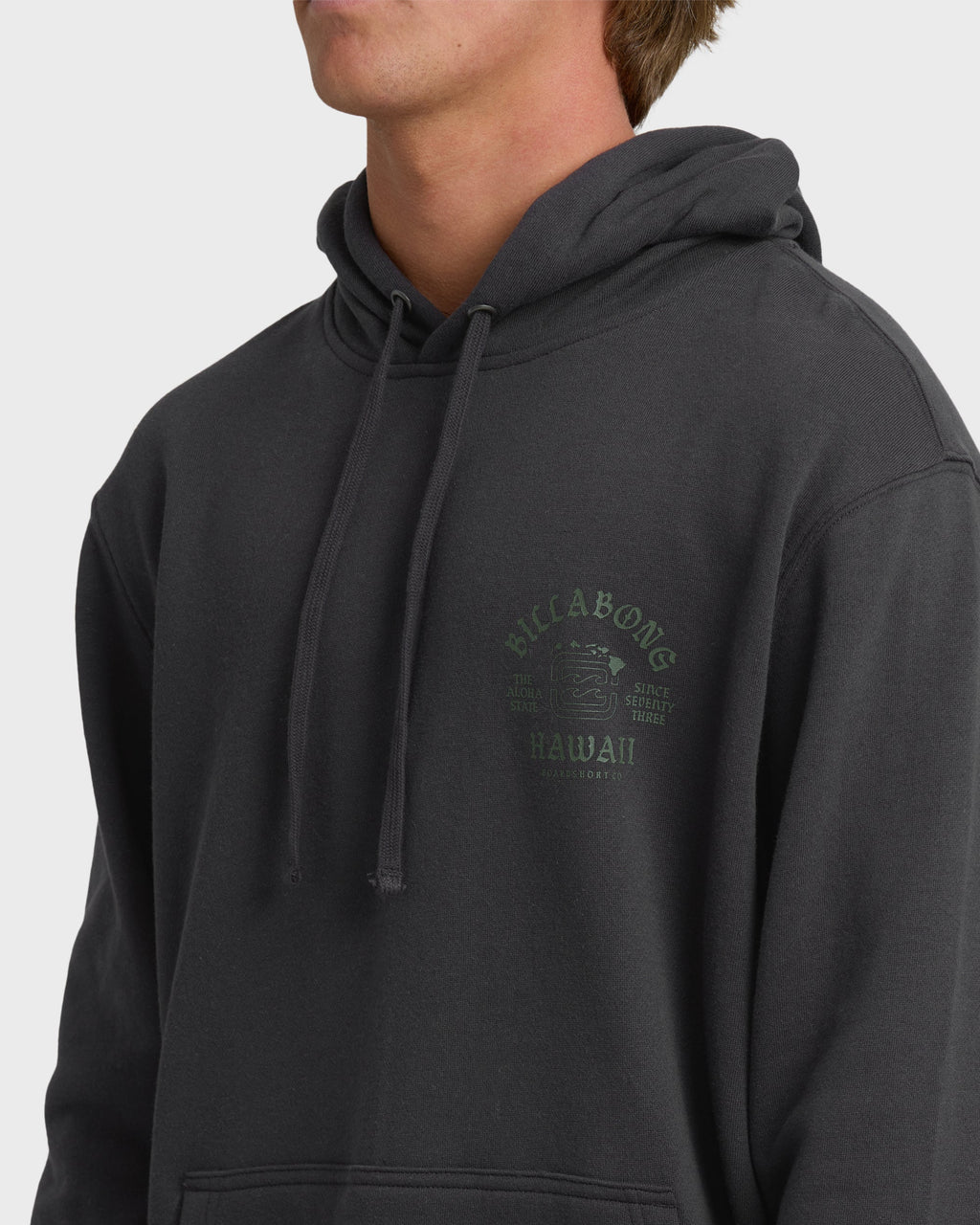 Island Chain Hawaii Pullover Hoodie - Black