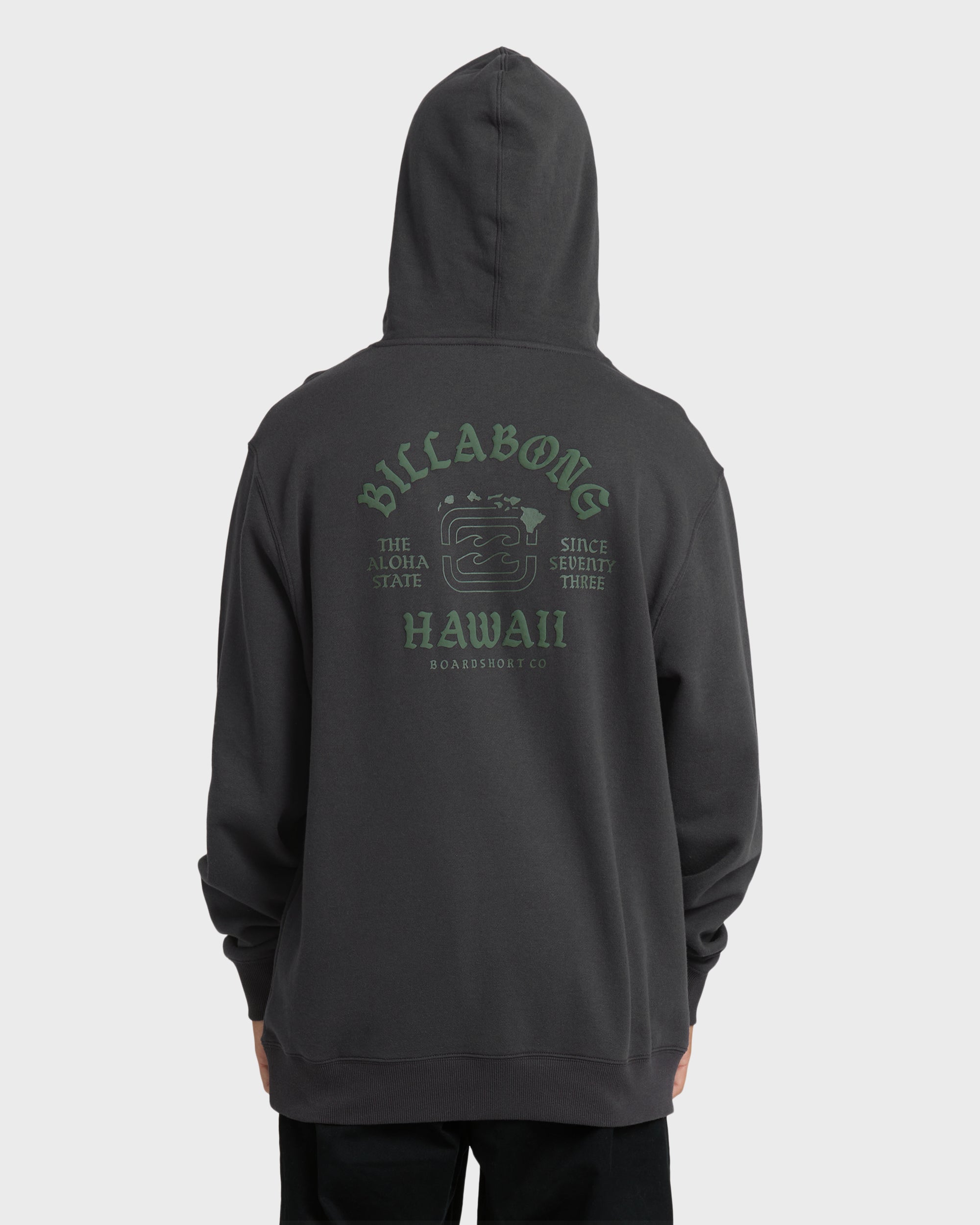 Island Chain Hawaii Pullover Hoodie - Black