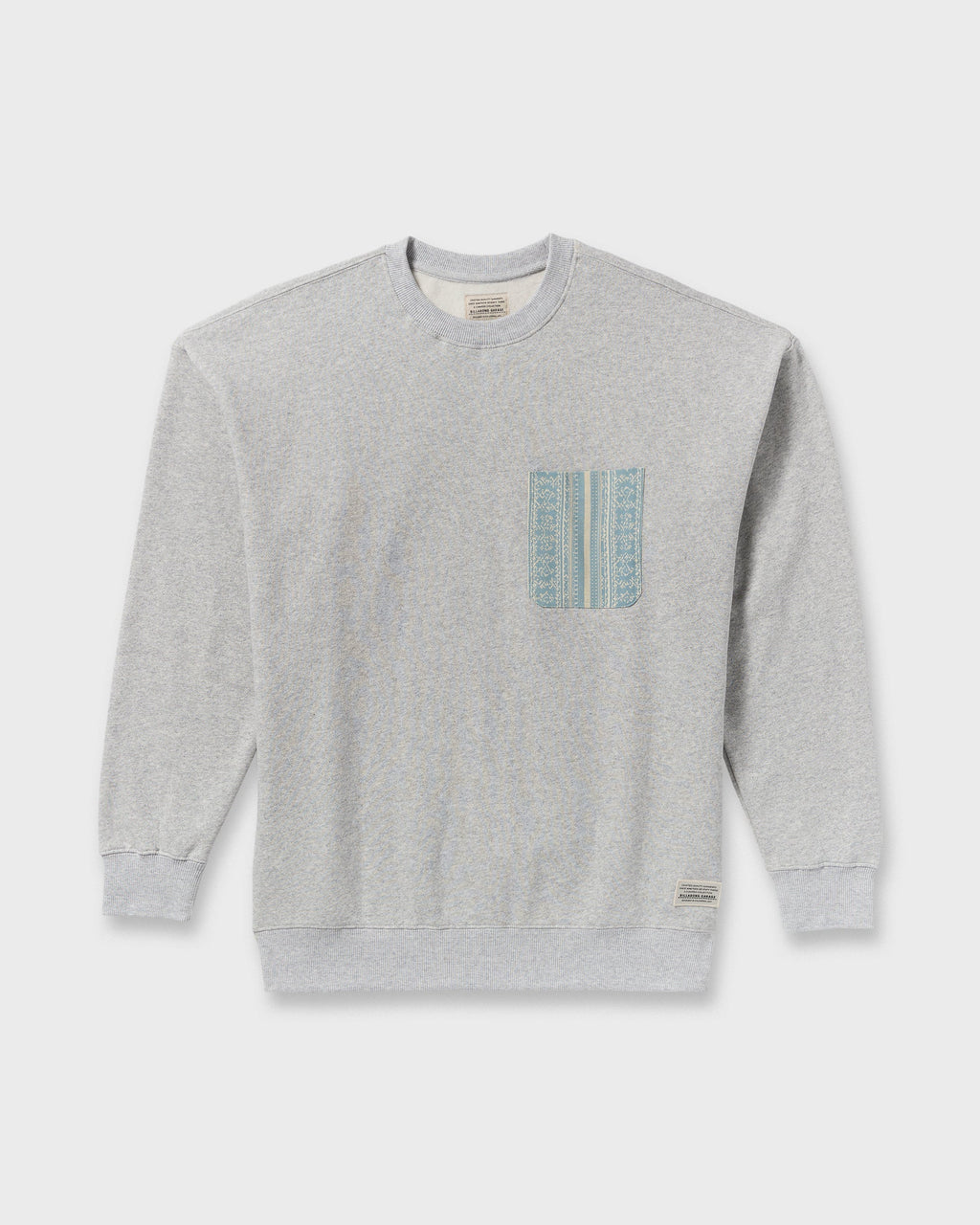 Austin Garage Crew Sweatshirt - Lt Grey Htr