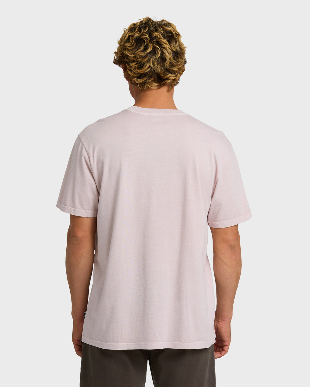 Essential Pocket Wave Washed Premium Short Sleeve T-Shirt - Dusty Purple