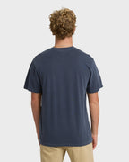 Essential Pocket Wave Washed Premium Short Sleeve T-Shirt - Graystone