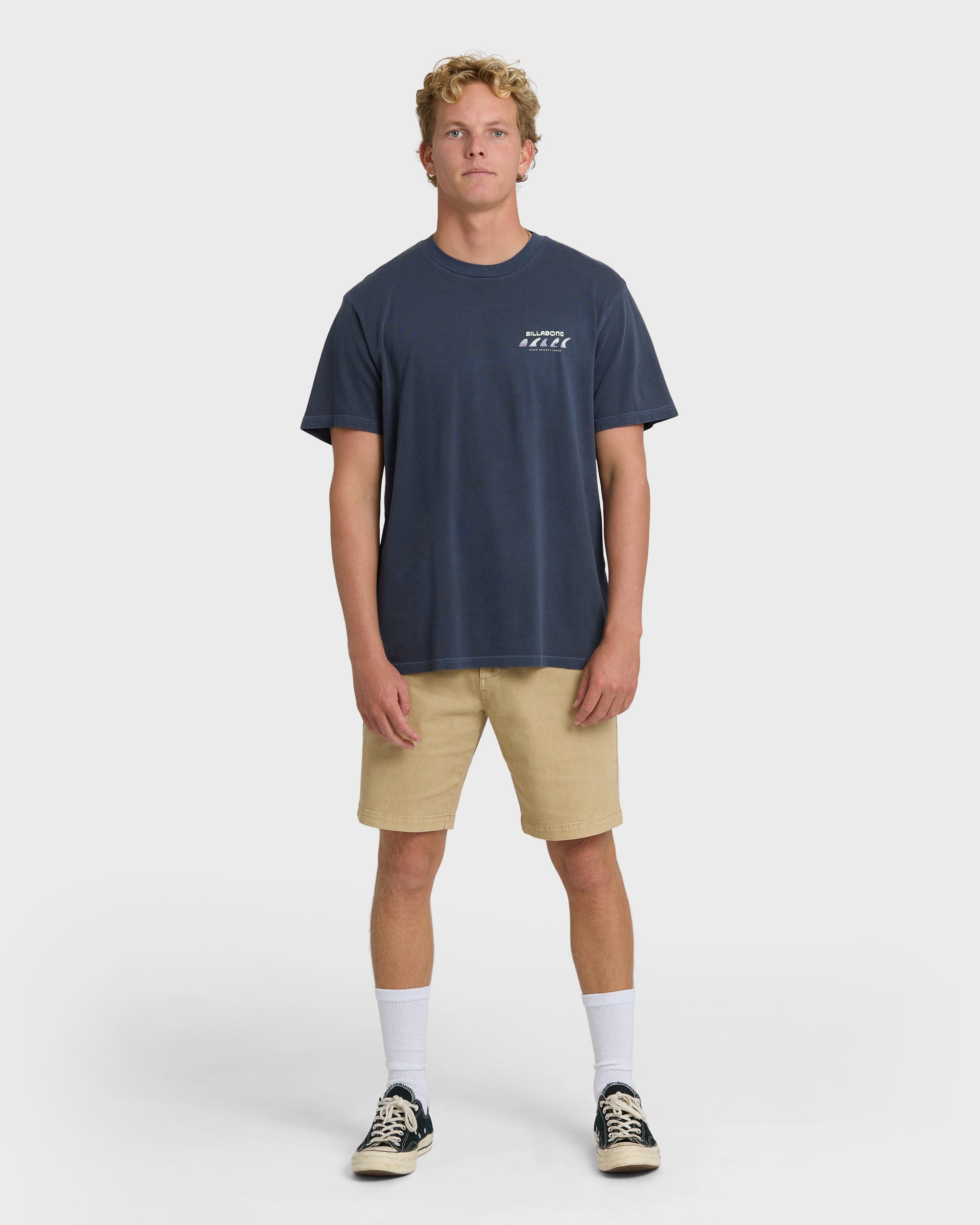 Choices Wave Washed Premium Short Sleeve T-Shirt - Graystone