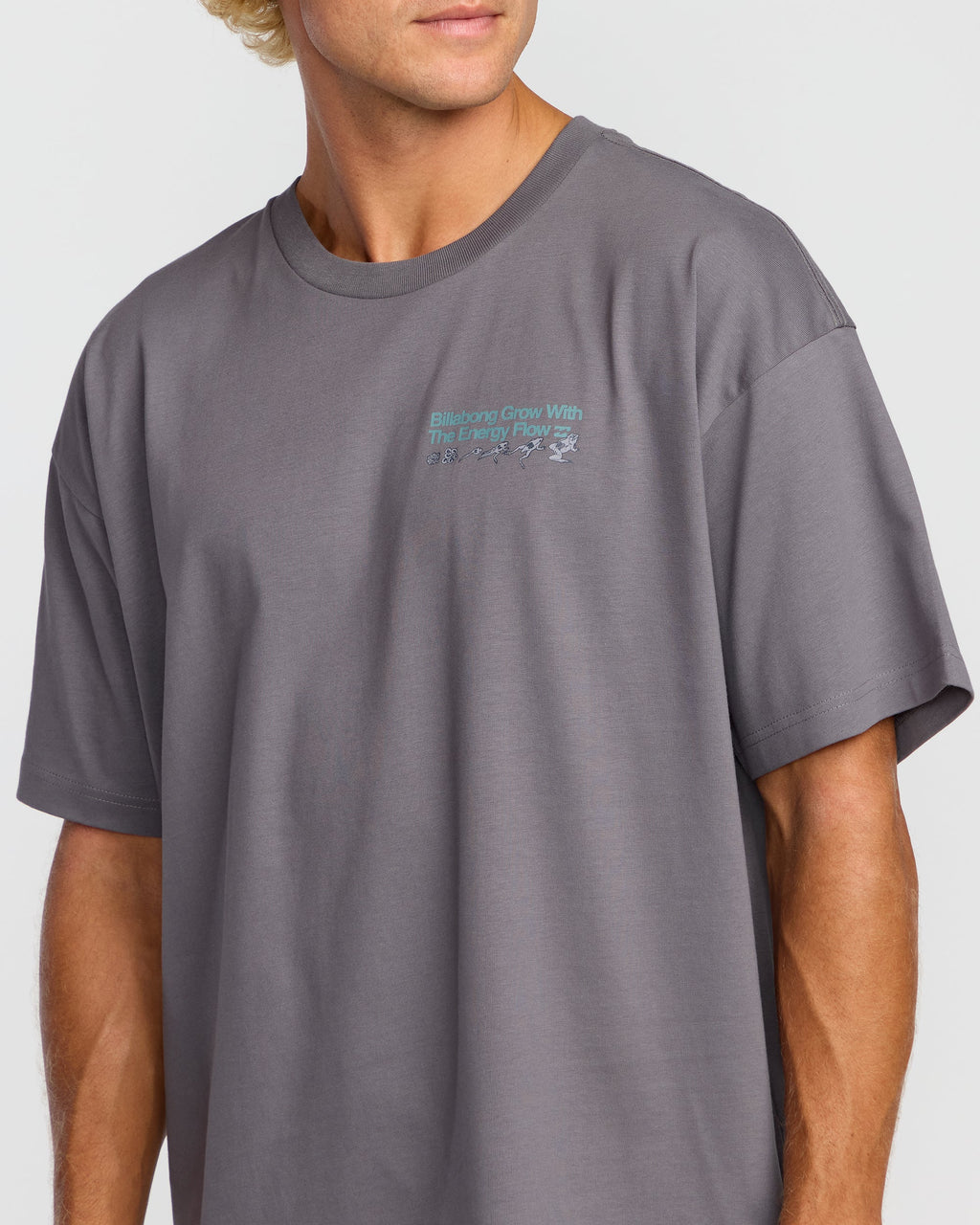 Grow OG A/Div Short Sleeve T-Shirt - Grey Violet