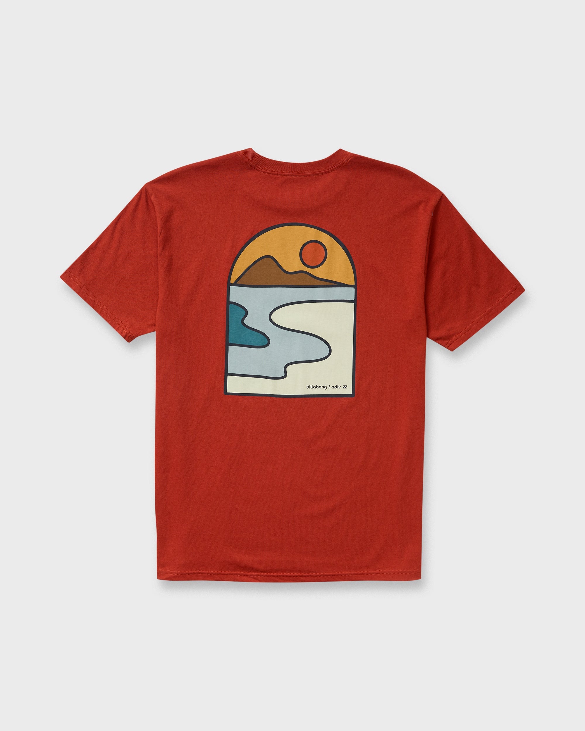 A/Div Sundown Short Sleeve T-Shirt - Brick