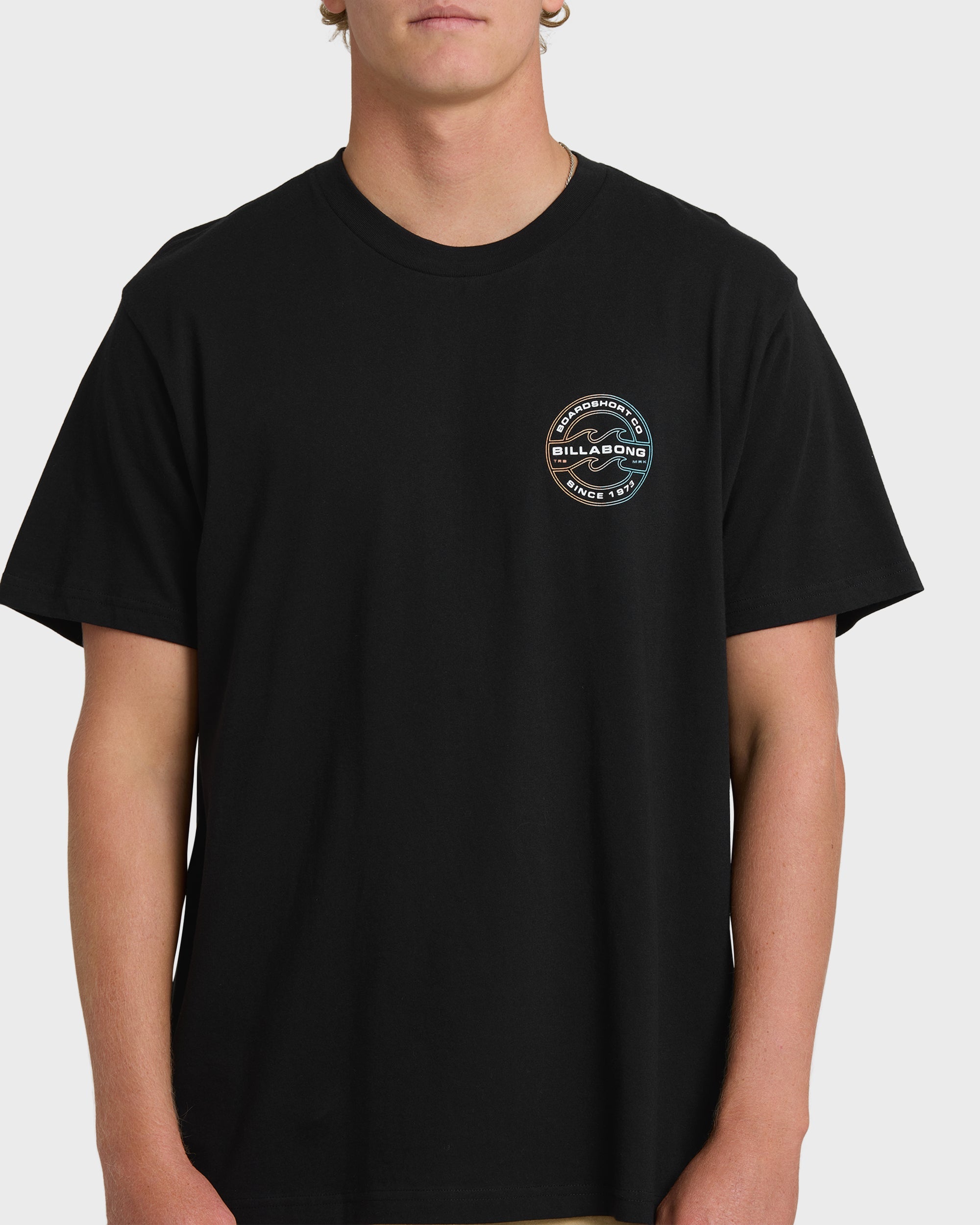 Hollow Premium Short Sleeve T-Shirt - Black