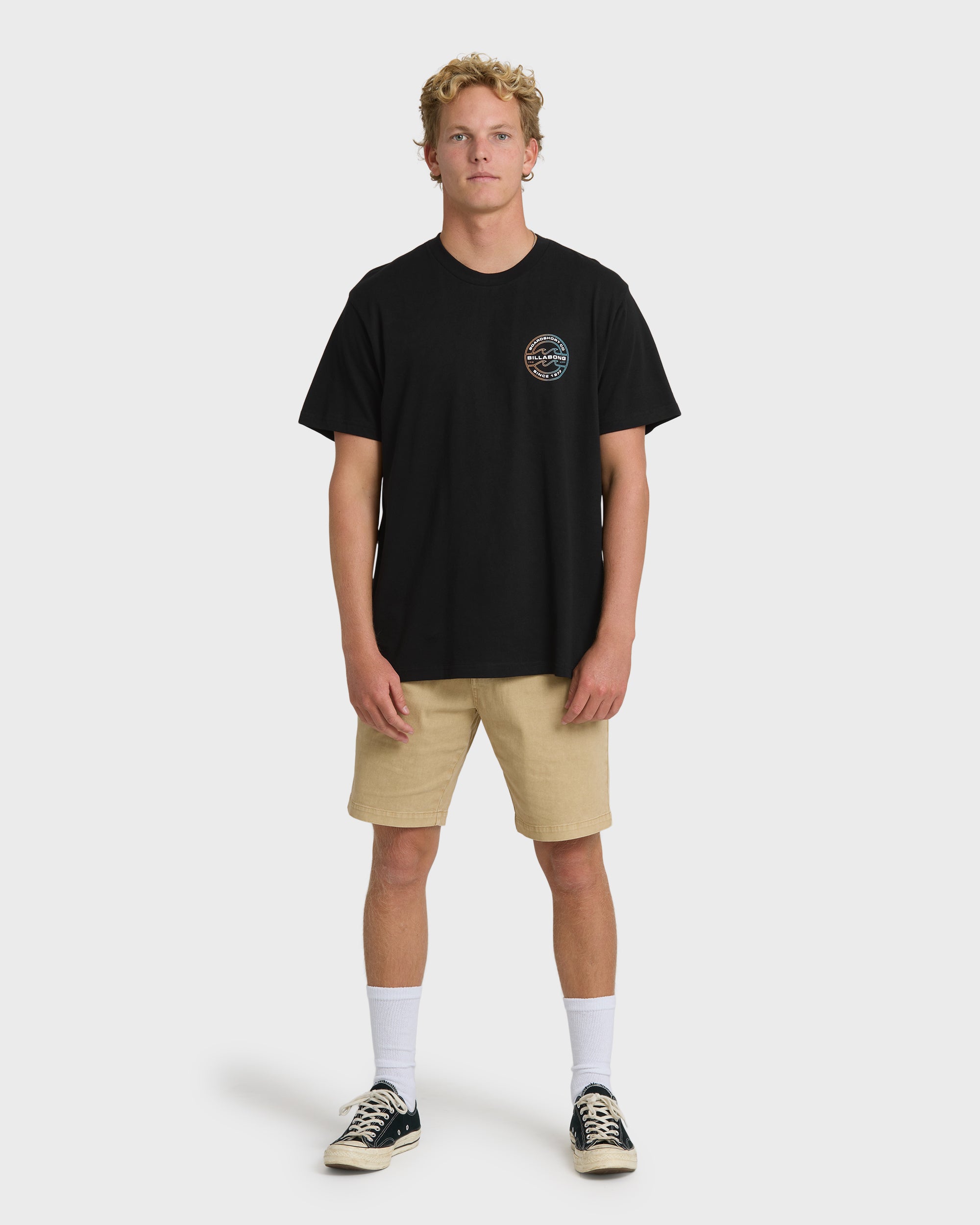 Hollow Premium Short Sleeve T-Shirt - Black