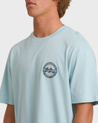 Hollow Premium Short Sleeve T-Shirt - Dusty Blue