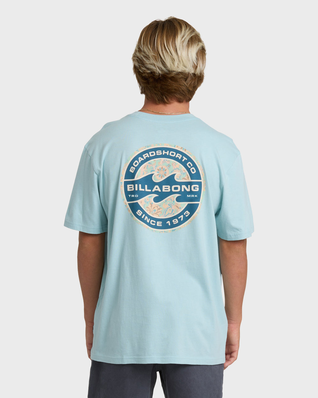 Hollow Premium Short Sleeve T-Shirt - Dusty Blue