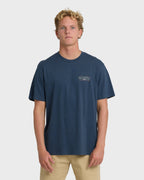Heritage Arch Premium Short Sleeve T-Shirt - Dark Denim
