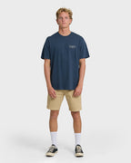 Heritage Arch Premium Short Sleeve T-Shirt - Dark Denim