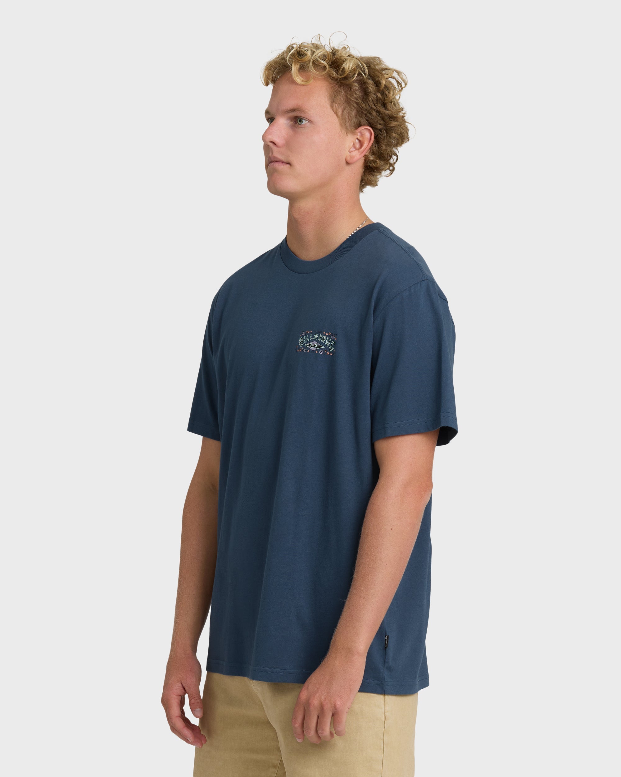Heritage Arch Premium Short Sleeve T-Shirt - Dark Denim