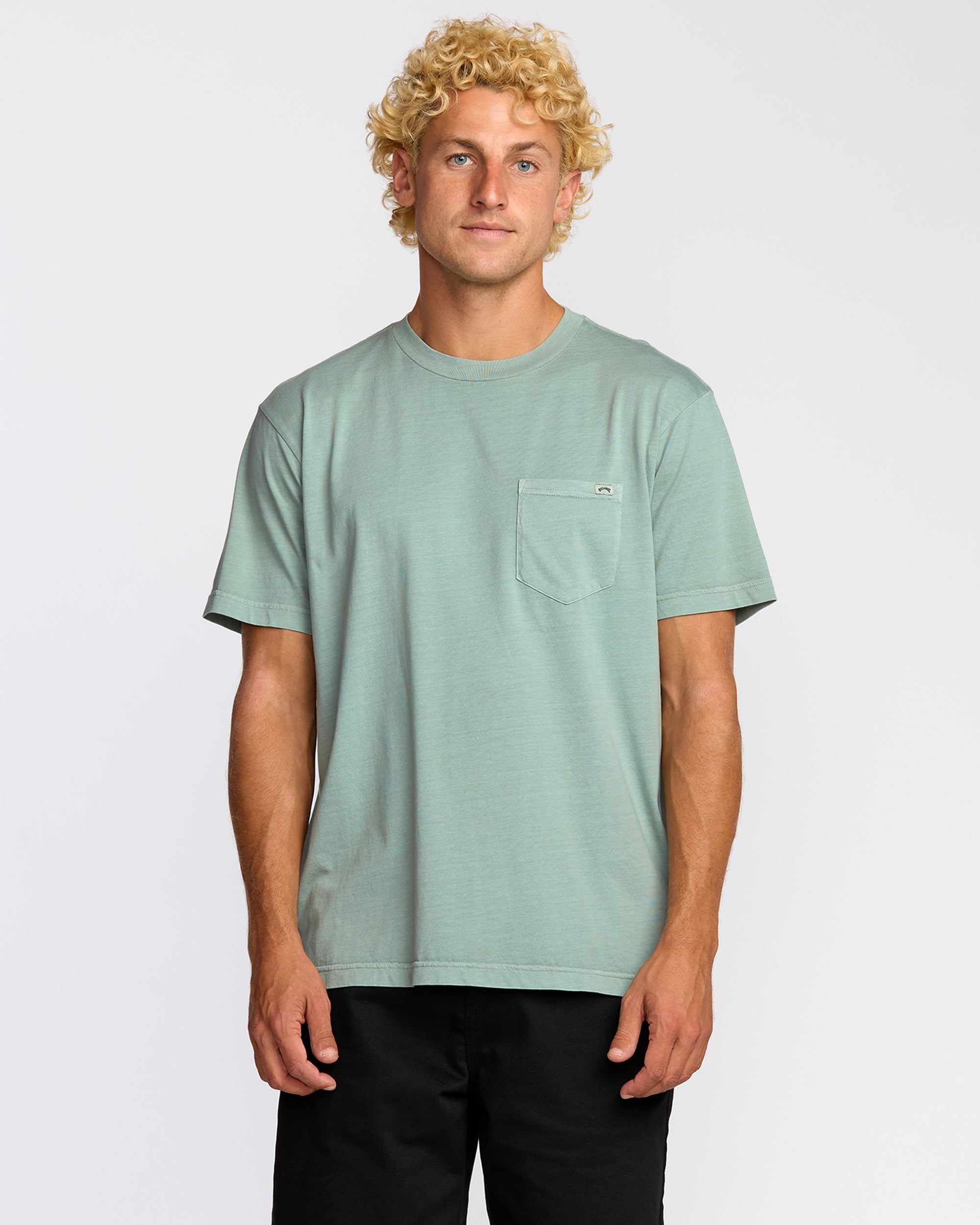 Essential Premium Wave Wash T-Shirt - Mineral Blue