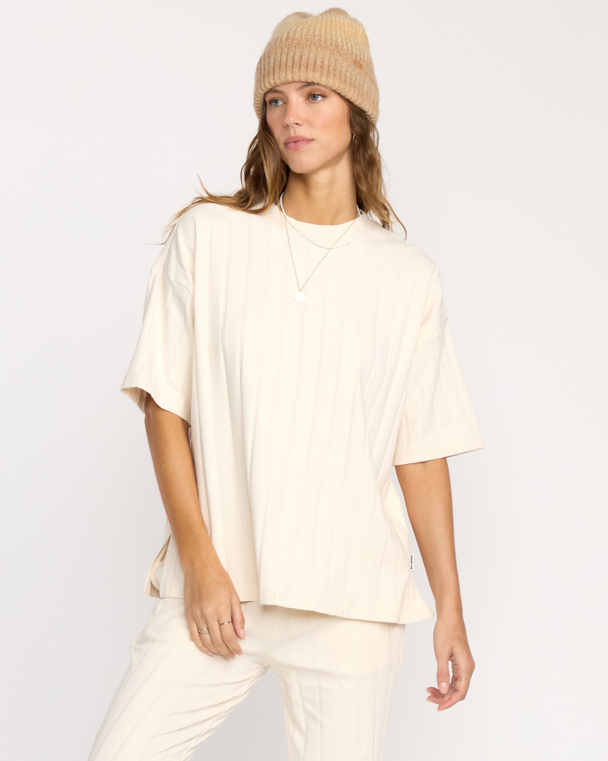 Cass Short Sleeve Top - Whitecap
