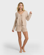 Maya Long Sleeve Top - Oatmeal