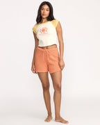 Gia Sweater Shorts - Sunset