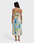 Island Life Midi Dress - Blue Multi