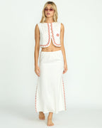Secret Cove Skirt - Salt Crystal
