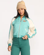 Dream Vacation Souvenir Jacket - Misty Blue