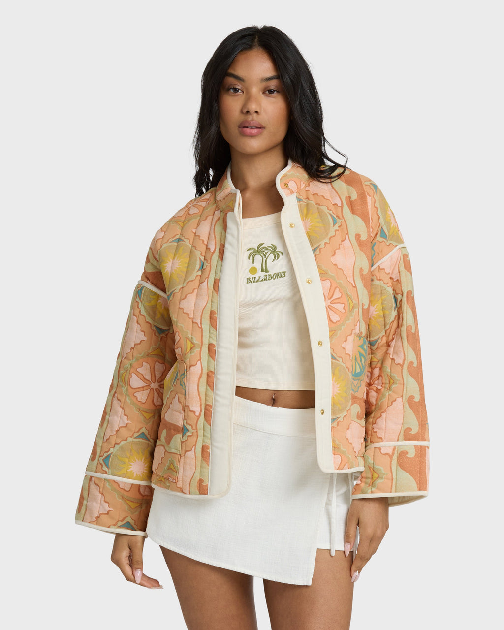 Folk Story 2 Quilted Jacket - Sand