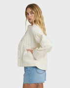 Folk Story 2 Quilted Jacket - White Cap