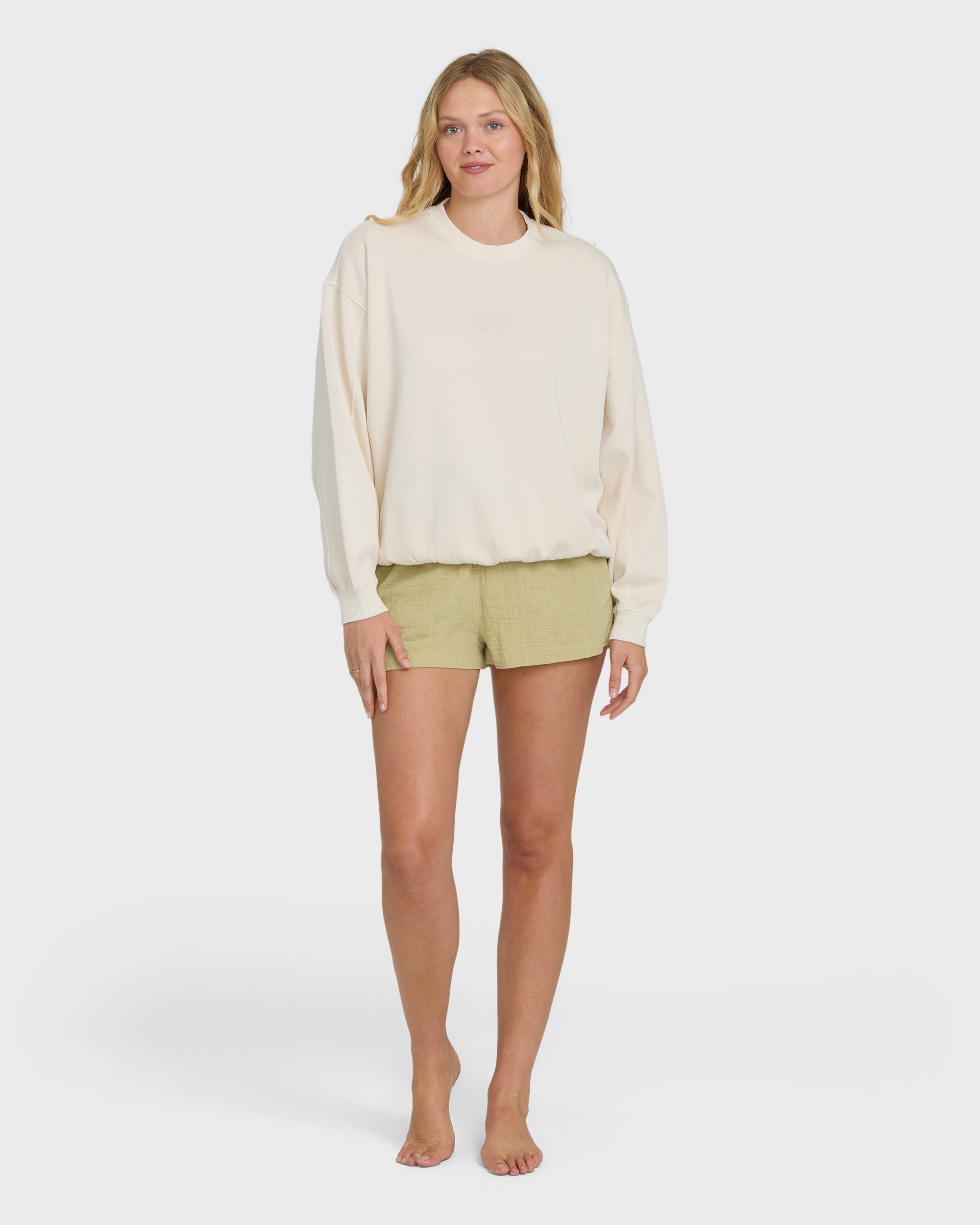 Bleached Out Kendal Crewneck Sweatshirt - Vanilla